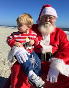 Surfside Beach Christmas Santa