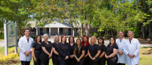 Above, the team of South Strand Dental Associates