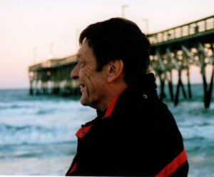 Larry Dodd on beach