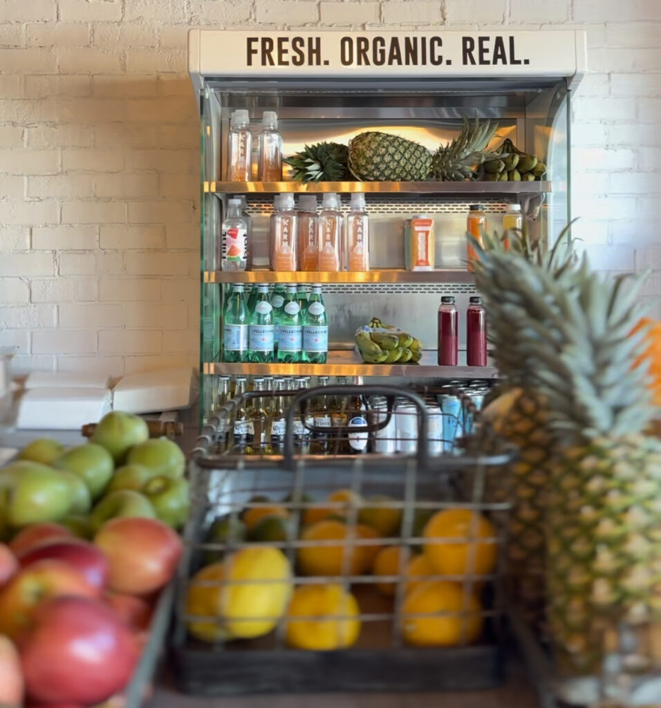 Fresh fruit and Fresh, Organic, Real food at Earth Cafe in Myrtle Beach, SC