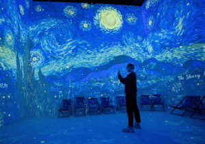 Experience the Captivating Blend of Art and Technology at Beyond Van Gogh Immersive Experience in Myrtle Beach.