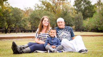 Dawn Roblero and her family