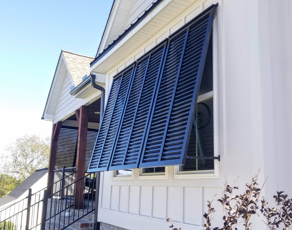 Hurricane & Security Shutters  Pictured: Bahama Shutters